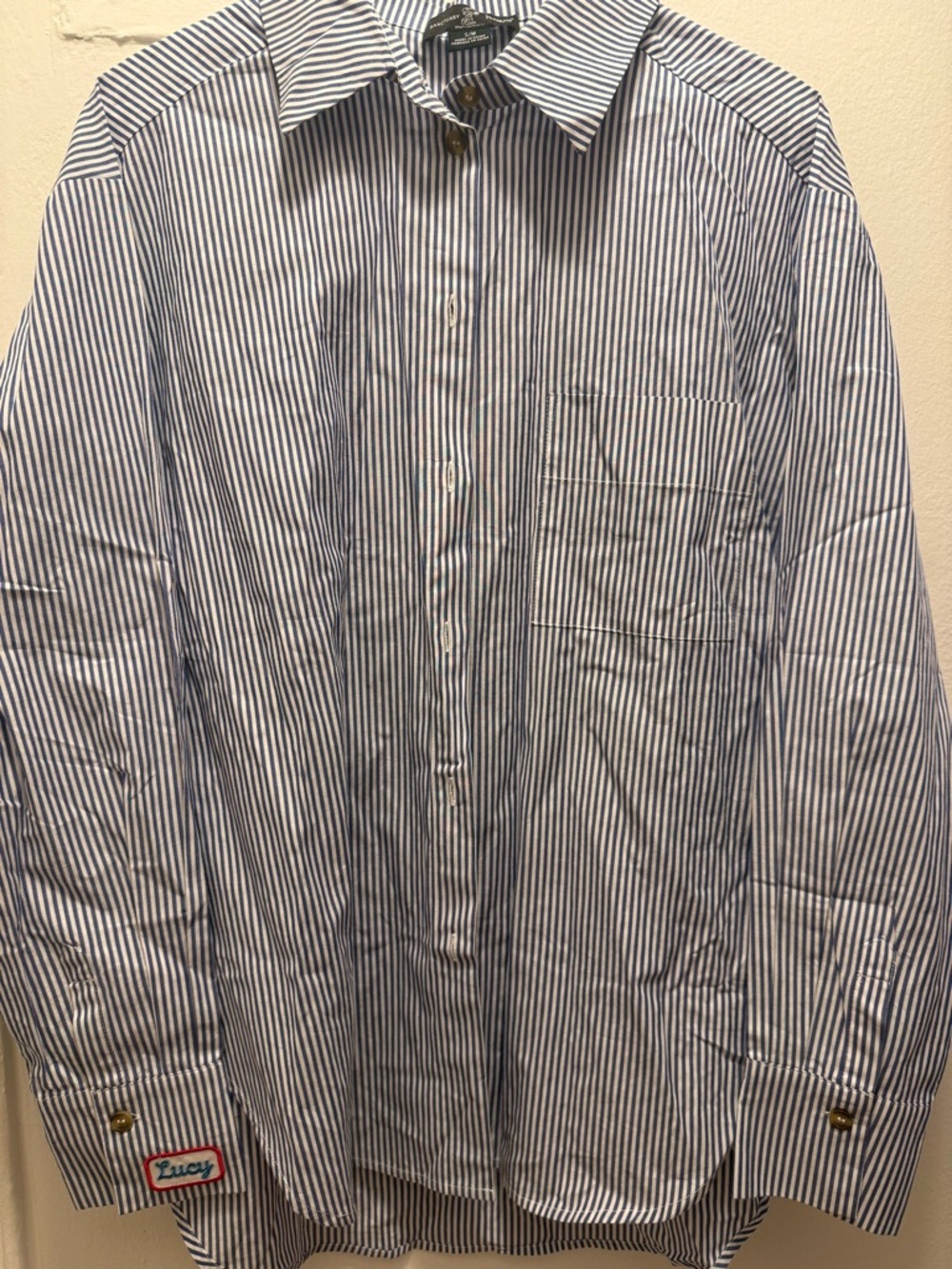 Classic Blue Stripe Dress Shirt